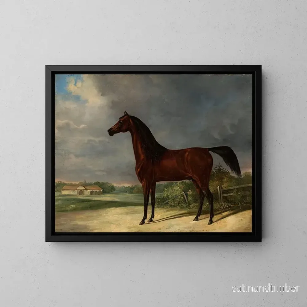 Reproduktion av målningen Häst brun - Friedrich Leopold Bürde