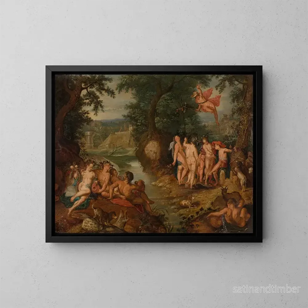 Reproduktion av målningen Le Jugement de Paris - Joachim Wtewael
