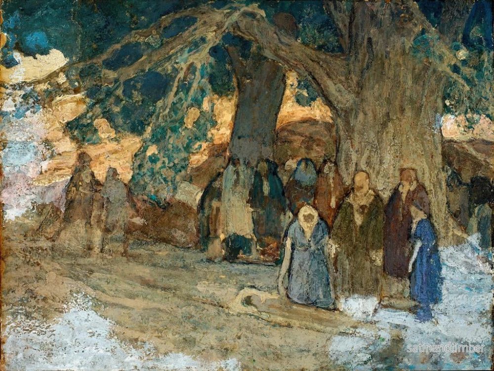 Reproduktion av målningen Han har botat de sjuka - Henry Ossawa Tanner - Bild 2