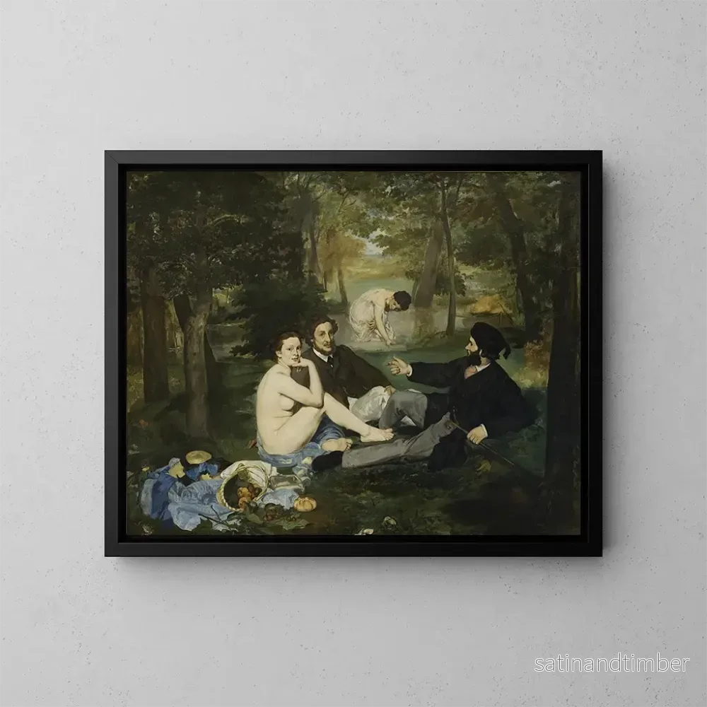 Reproduktion av målningen Frukost i det gröna - Édouard Manet