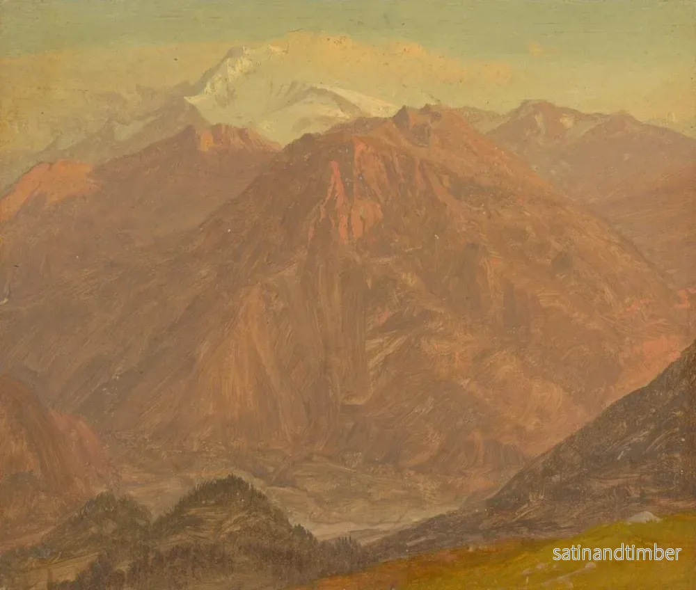 Reproduktion av målningen av Colombias eller Ecuadors berg - Frederic Edwin Church - Bild 2