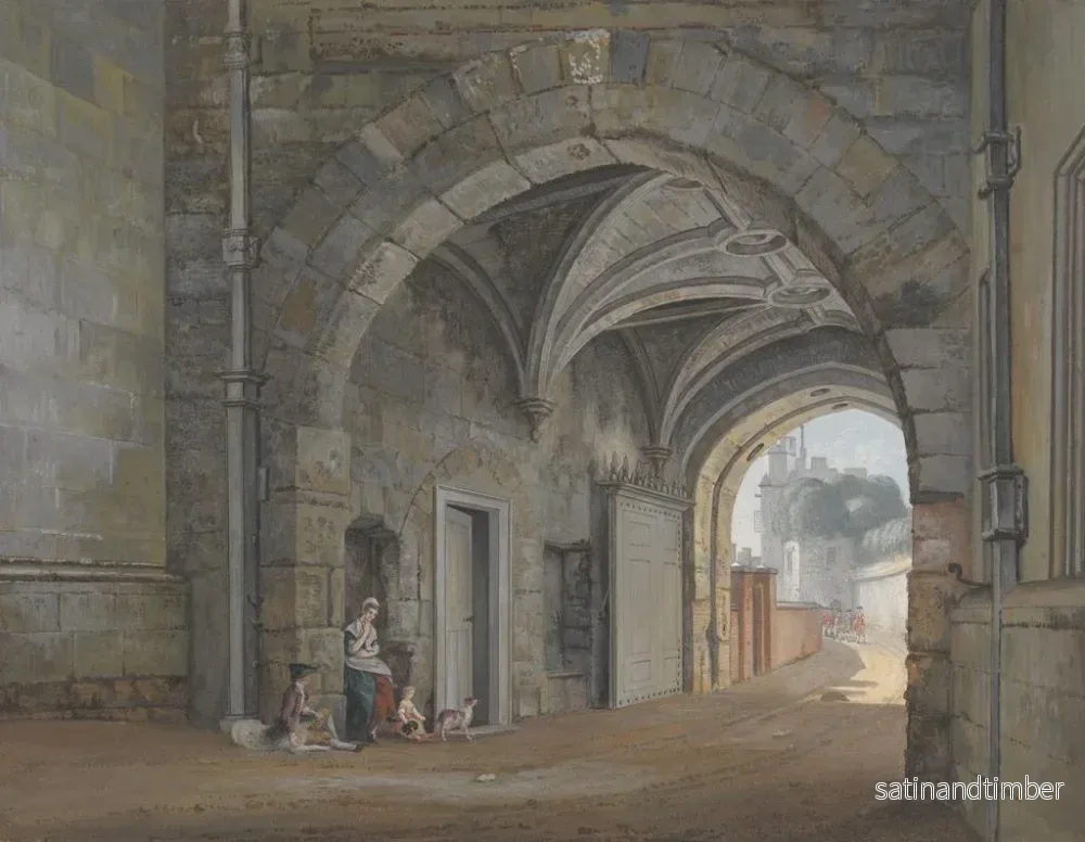 Reproduktion av målningen La porte de la reine Élisabeth - Paul Sandby - Bild 2