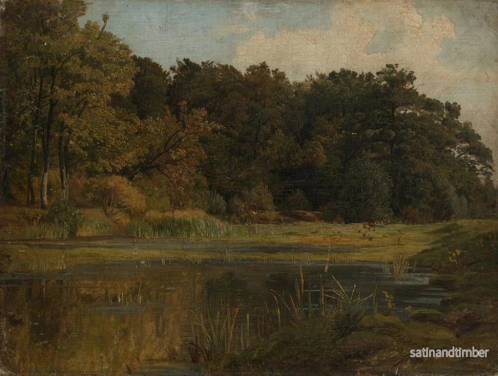 Reproduktion av målningen Skogstjärn - Johann Wilhelm Schirmer - Bild 2
