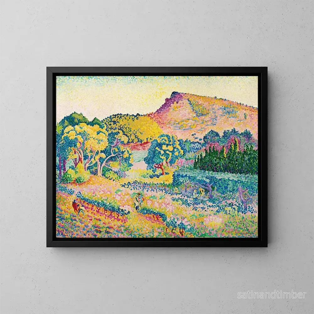 Reproduktion av målningen Landskap med Cap Nègre – Henri-Edmond Cross