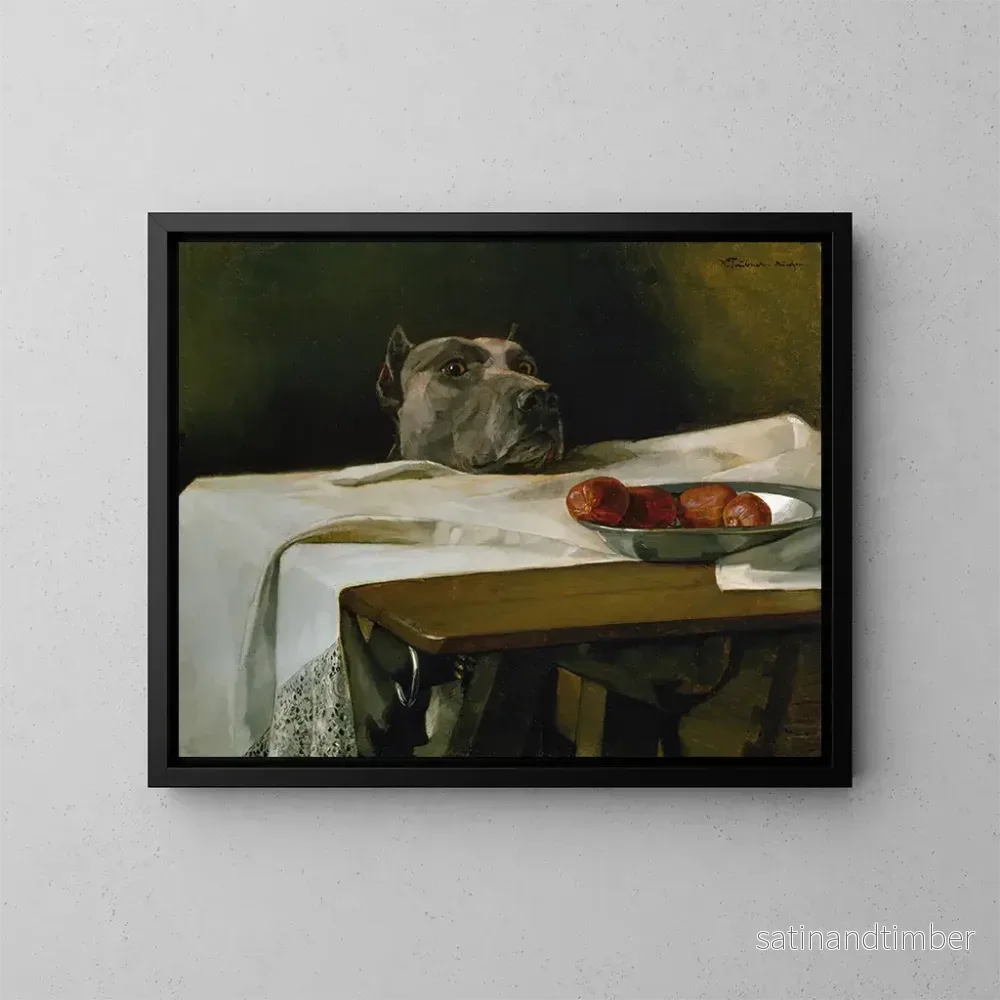 Reproduktion av målningen César vid Rubicon - Wilhelm Trübner