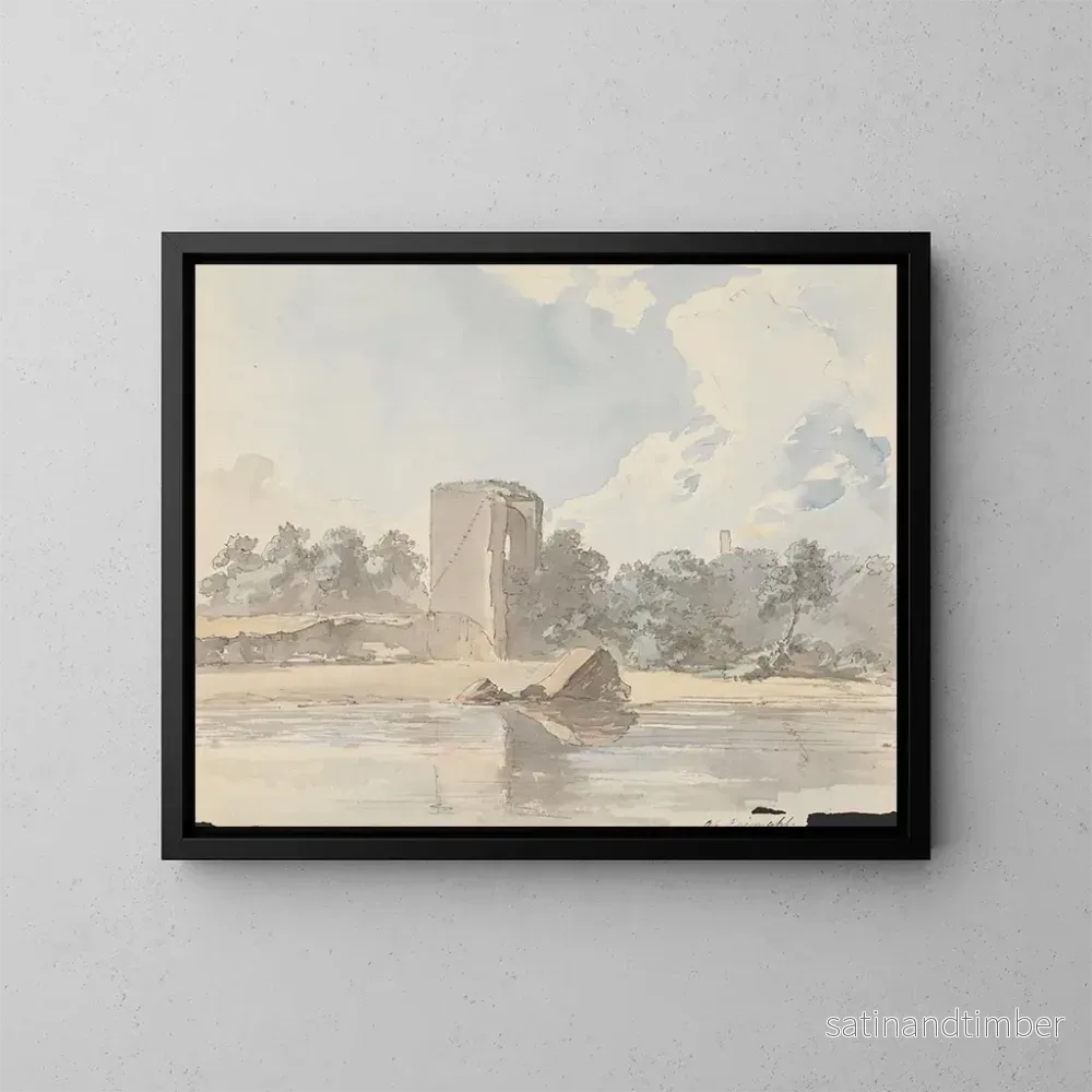 Reproduktion av målningen À Rajmahal Rajmahal – Samuel Davis Reproduktion av målningen À Rajmahal Rajmahal – Samuel Davis
