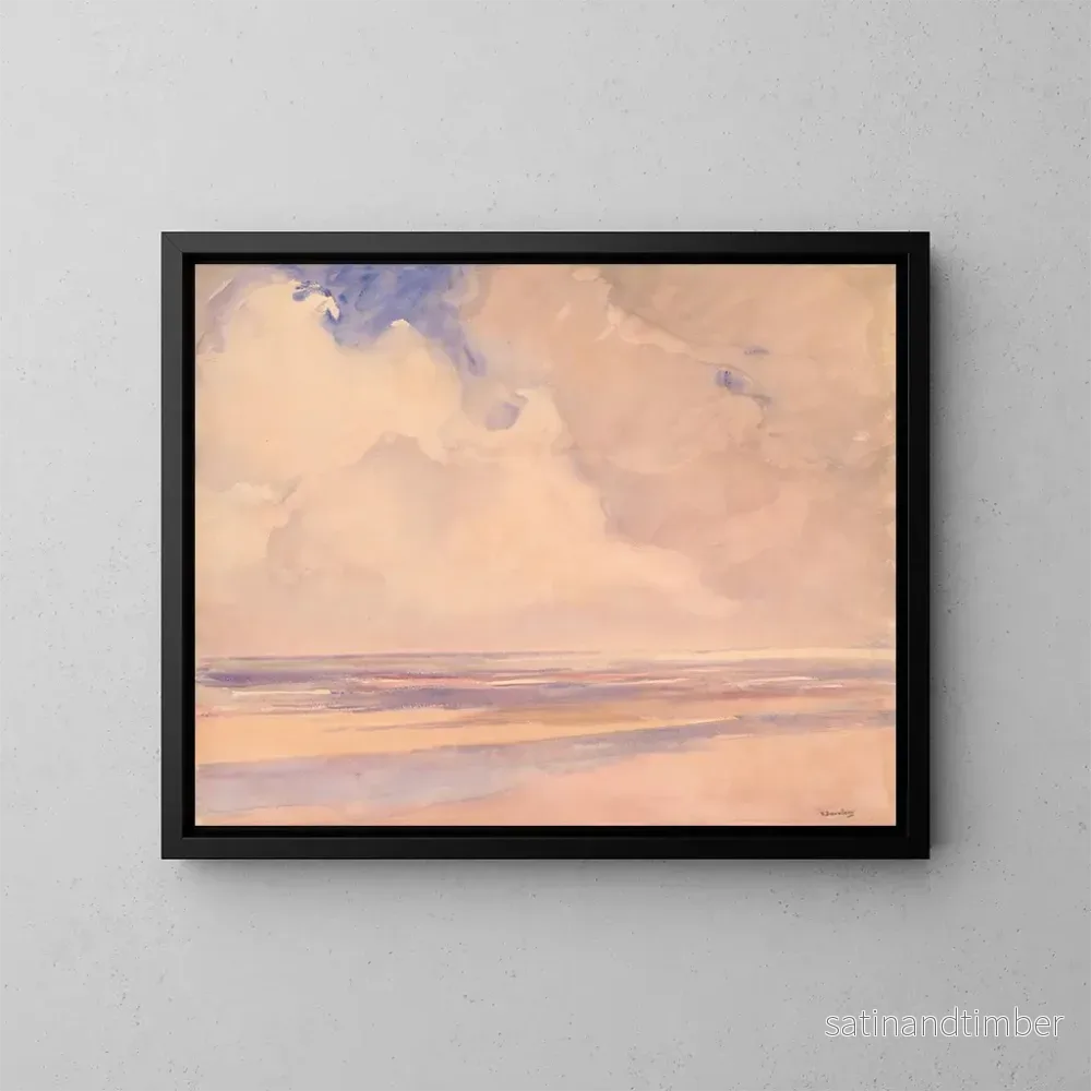 Reproduktion av målningen Vy över havet - Richard Baseleer