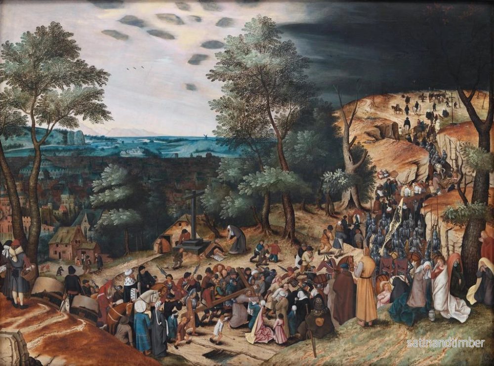 Reproduktion av målningen Kristus på vägen till Golgata - Pieter Brueghel den yngre - Bild 2