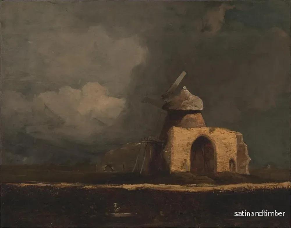 Reproduktion av målningen Abbaye de Saint-Bénet - John Sell Cotman - Bild 2