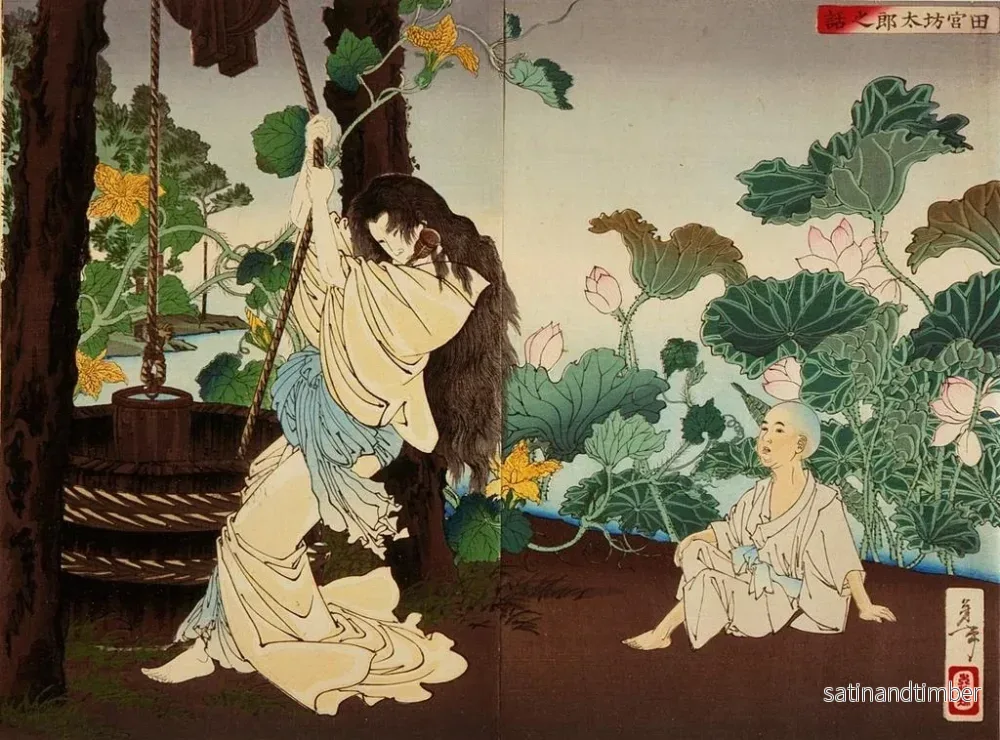 Reproduktion av målningen av Tamiya Btar - Tsukioka Yoshitoshi - Bild 2