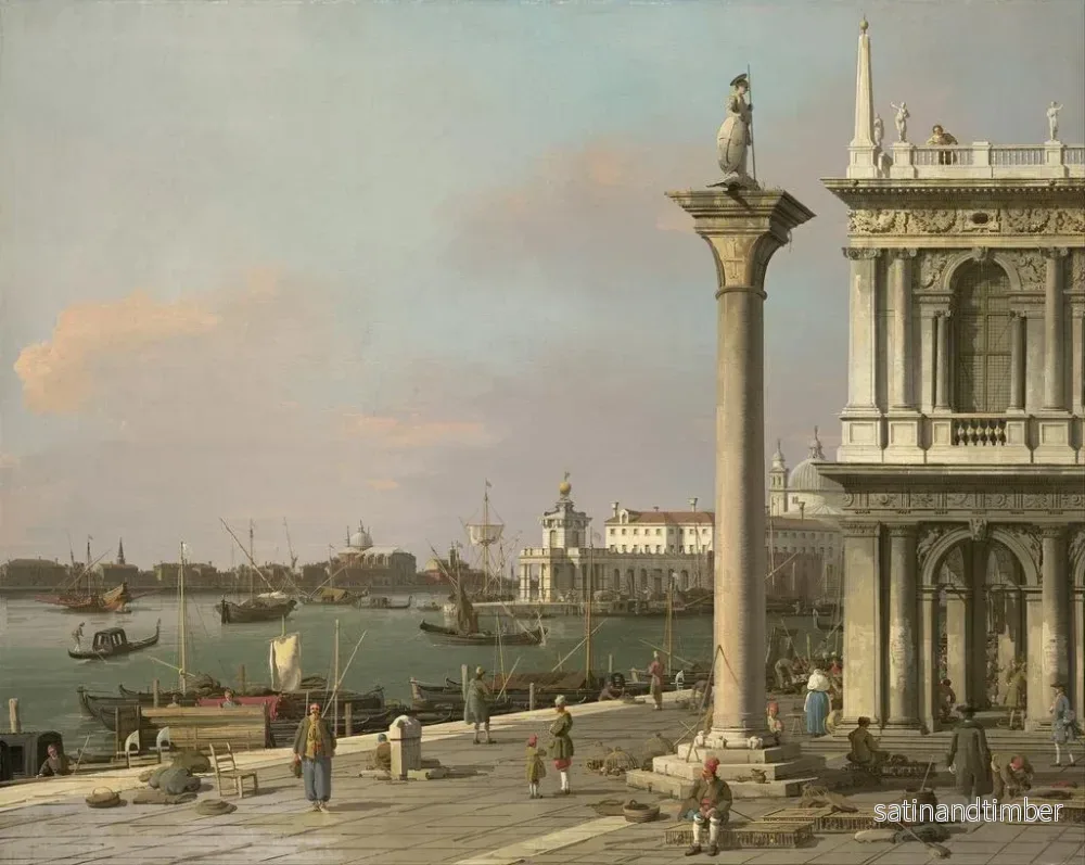Reproduktion av målningen Bassin de Saint-Marc sedan Piazzetta - Canaletto - Bild 2