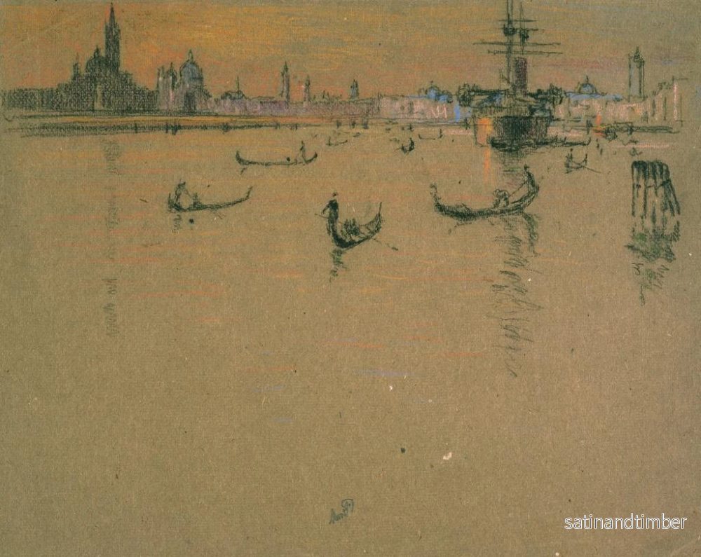 Reproduktion av målningen Lagune de Venise - Joseph Pennell - Bild 2