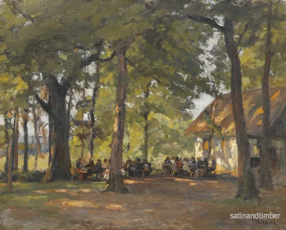 Reproduktion av målningen En taverna i skogen - Paul Eduard Crodel - Bild 2