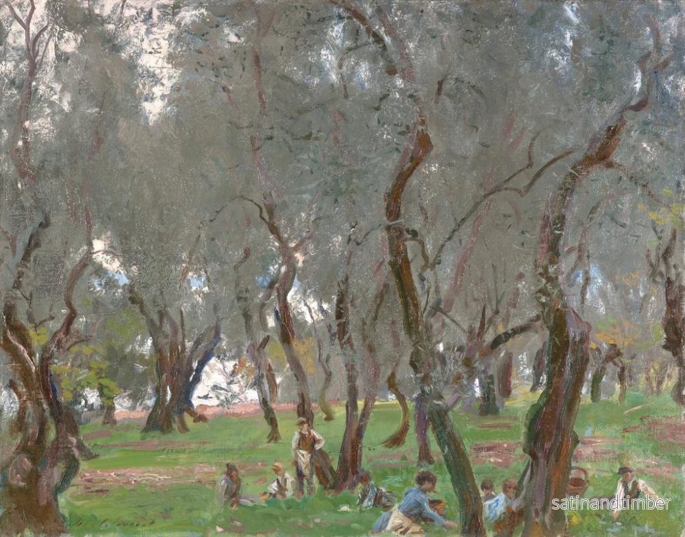 Reproduktion av målningen Le verger d'oliviers - John Singer Sargent - Bild 2
