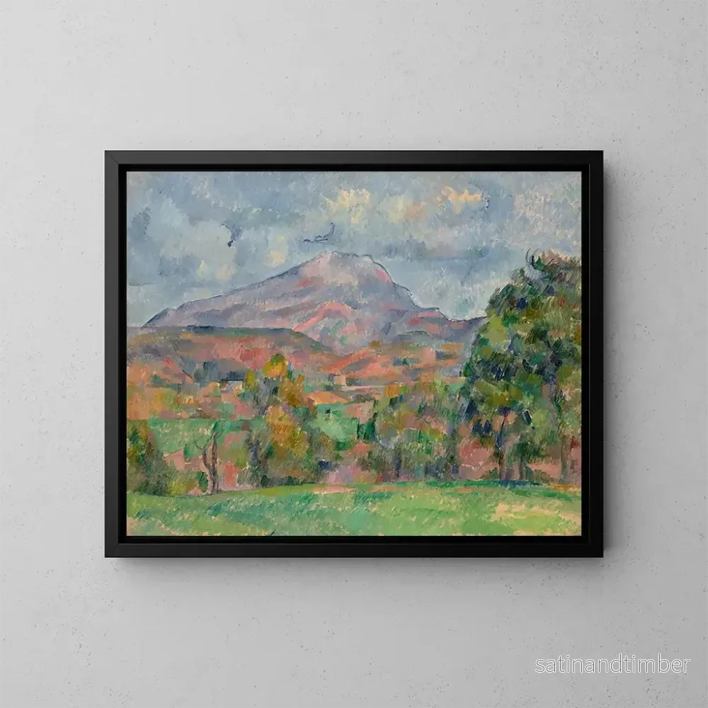 Reproduktion av målningen La Montagne Sainte-Victoire – Paul Cézanne