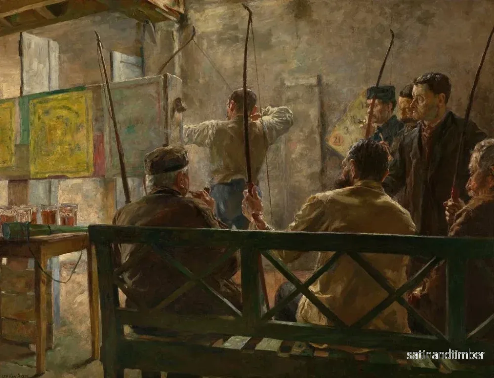 Reproduktion av målningen Les Archers - Leo Van Aken - Bild 2
