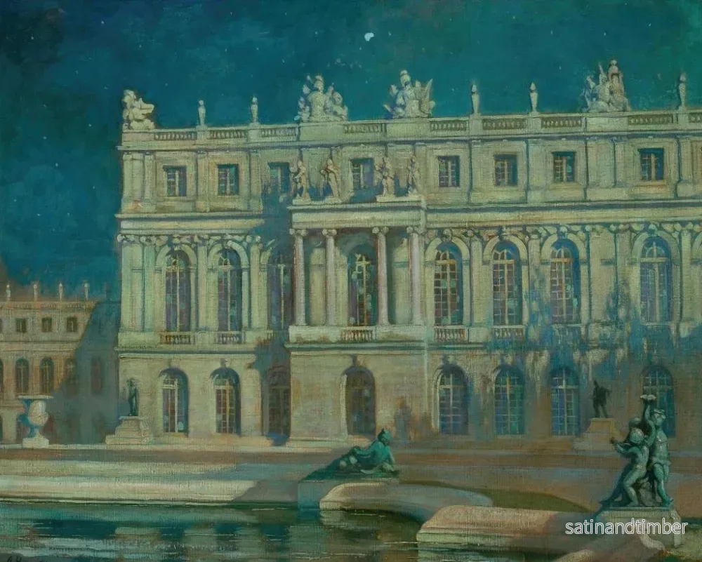 Reproduktion av målningen Nocturne à Versailles - Thomas Alexander Harrison - Bild 2
