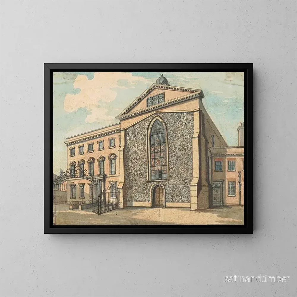 Reproduktion av målningen Chapelle Rolls - Samuel Ireland