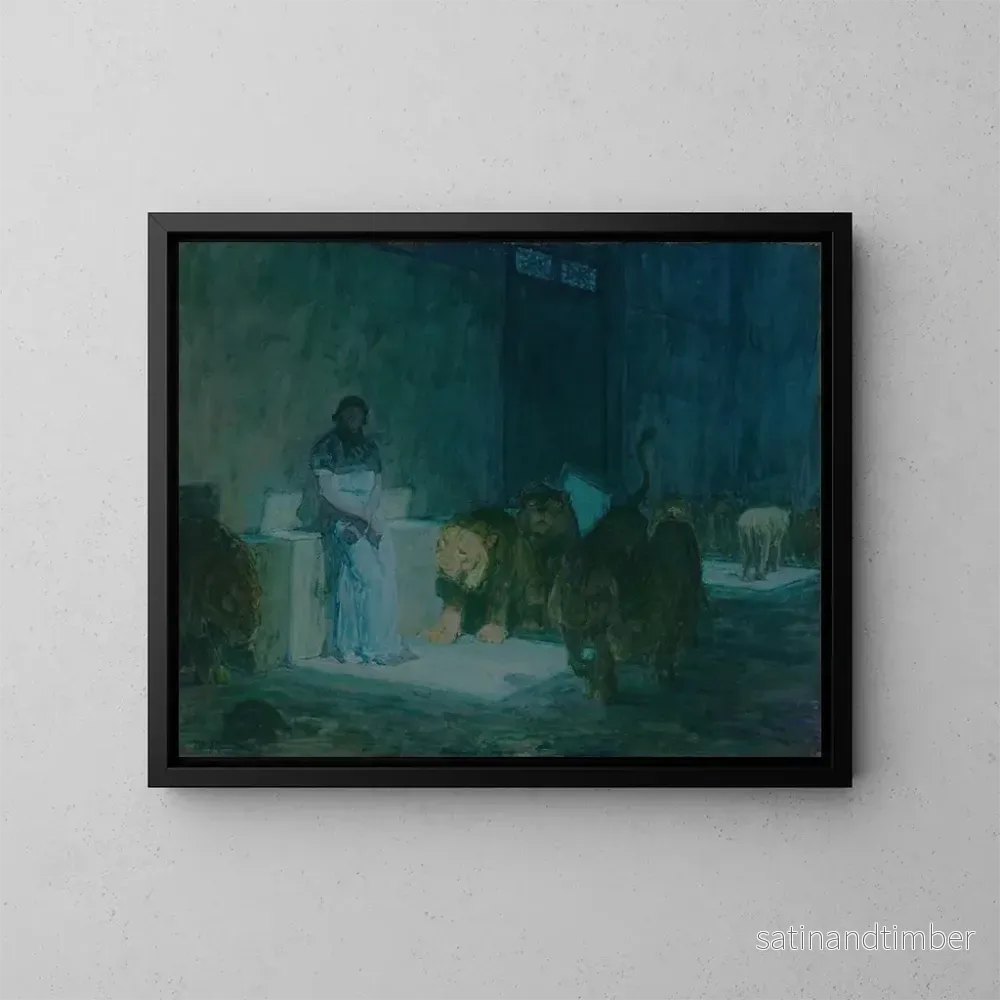 Reproduktion av målningen Daniel i lejonkulan - Henry Ossawa Tanner