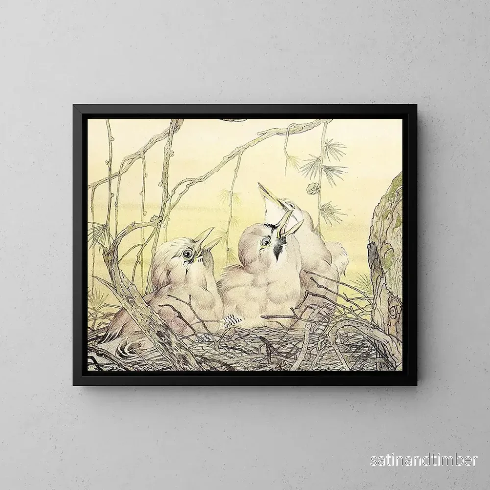 Reproduktion av målningen Le Geai - Edward Julius Detmold