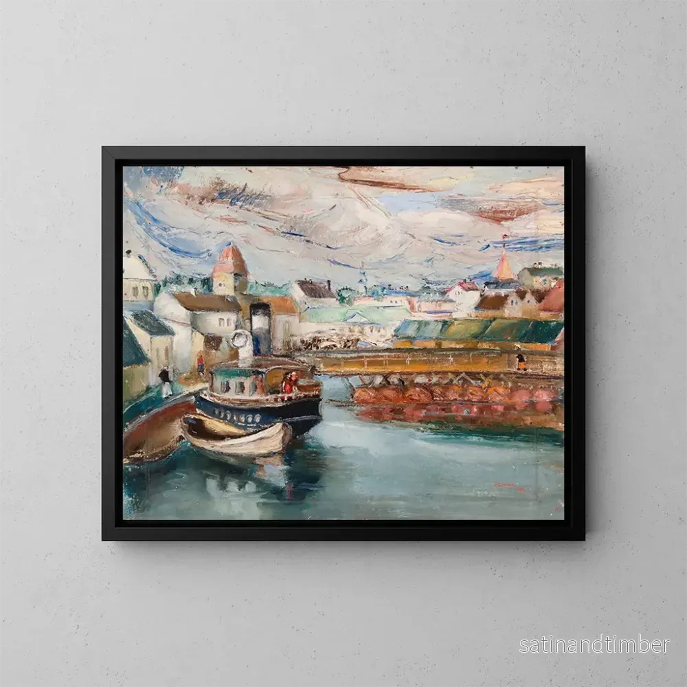 Reproduktion av målningen Motif de Tartu - Kaarel Liimand