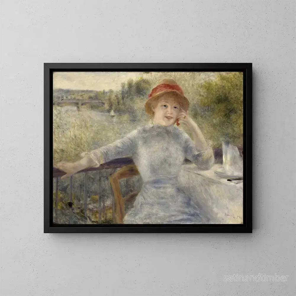 Reproduktion av målningen Alphonsine Fournaise - Pierre-Auguste Renoir