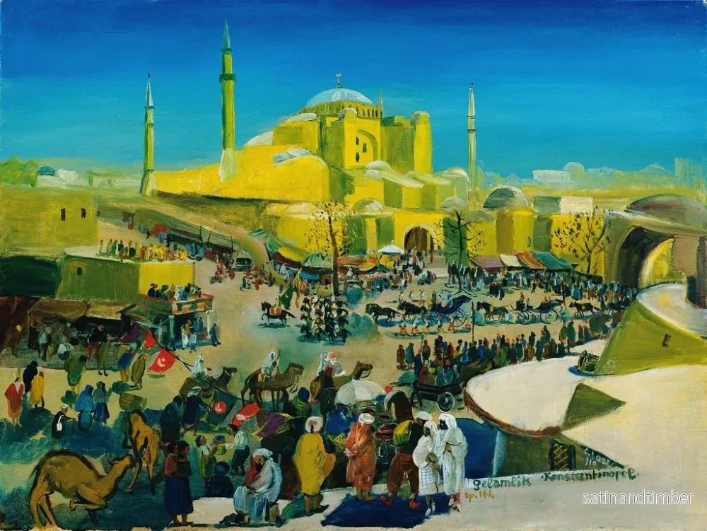 Reproduktion av målningen Le Selamlik à Constantinople - Oskar Laske - Bild 2