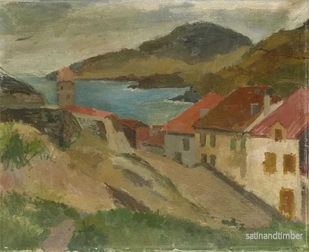 Reproduktion av målningen Vue depuis le fort Miradou à Collioure - Walter Kurt Wiemken - Bild 2