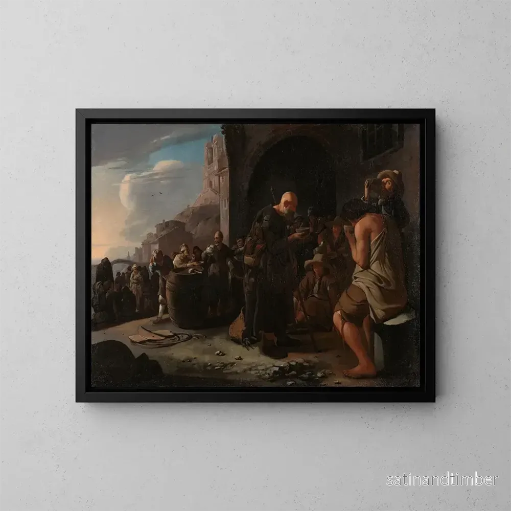 Reproduktion av målningen Rafraîchir les assoiffés - Michael Sweerts
