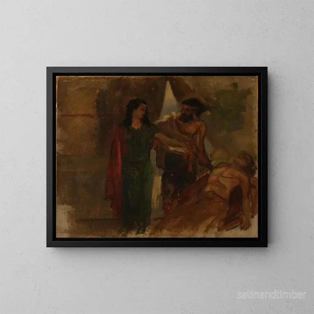 Reproduktion av målningen Scène biblique - James Ensor