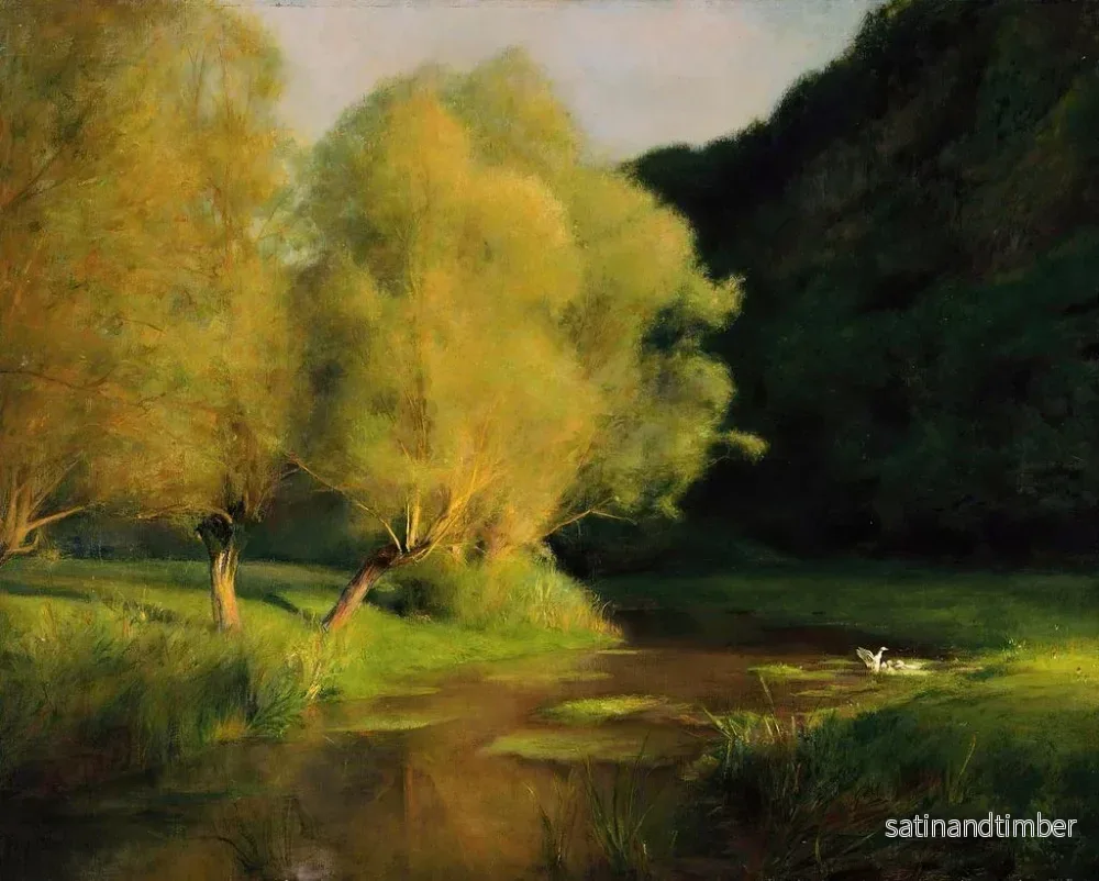 Reproduktion av målningen av Solrosor vid en bäck - Pascal-Adolphe-Jean Dagnan-Bouveret - Bild 2