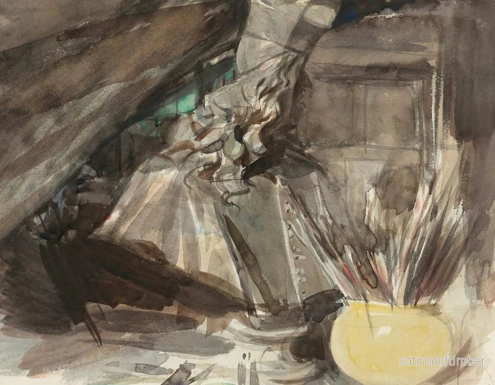 Reproduktion av målningen En bust av kardinal Léopold de Médicis i konstnärens ateljé - Giovanni Boldini - Bild 2