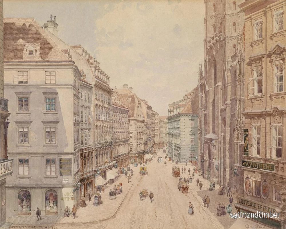 Reproduktion av målningen Vienne, platsen Saint-Étienne - Richard Moser - Bild 2