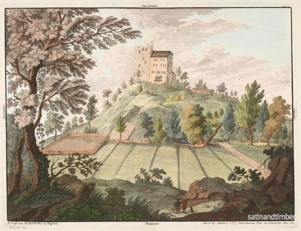 Reproduktion av målningen Château de Habsbourg - Johann Jakob Meyer - Bild 2