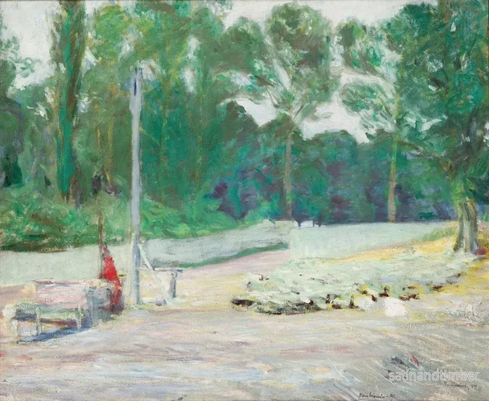 Reproduktion av målningen Landskap av omgivningarna runt Kazimierz Lubelski - Józef Pankiewicz - Bild 2