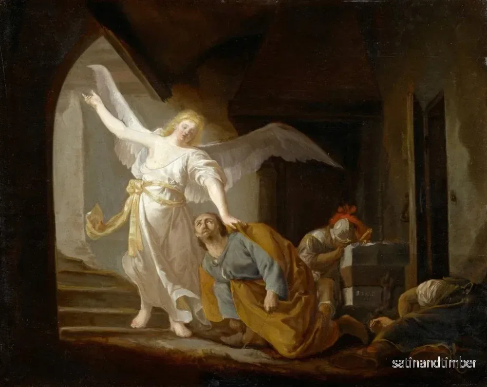 Reproduktion av målningen La Libération de saint Pierre - Jacob Willemsz de Wet - Bild 2