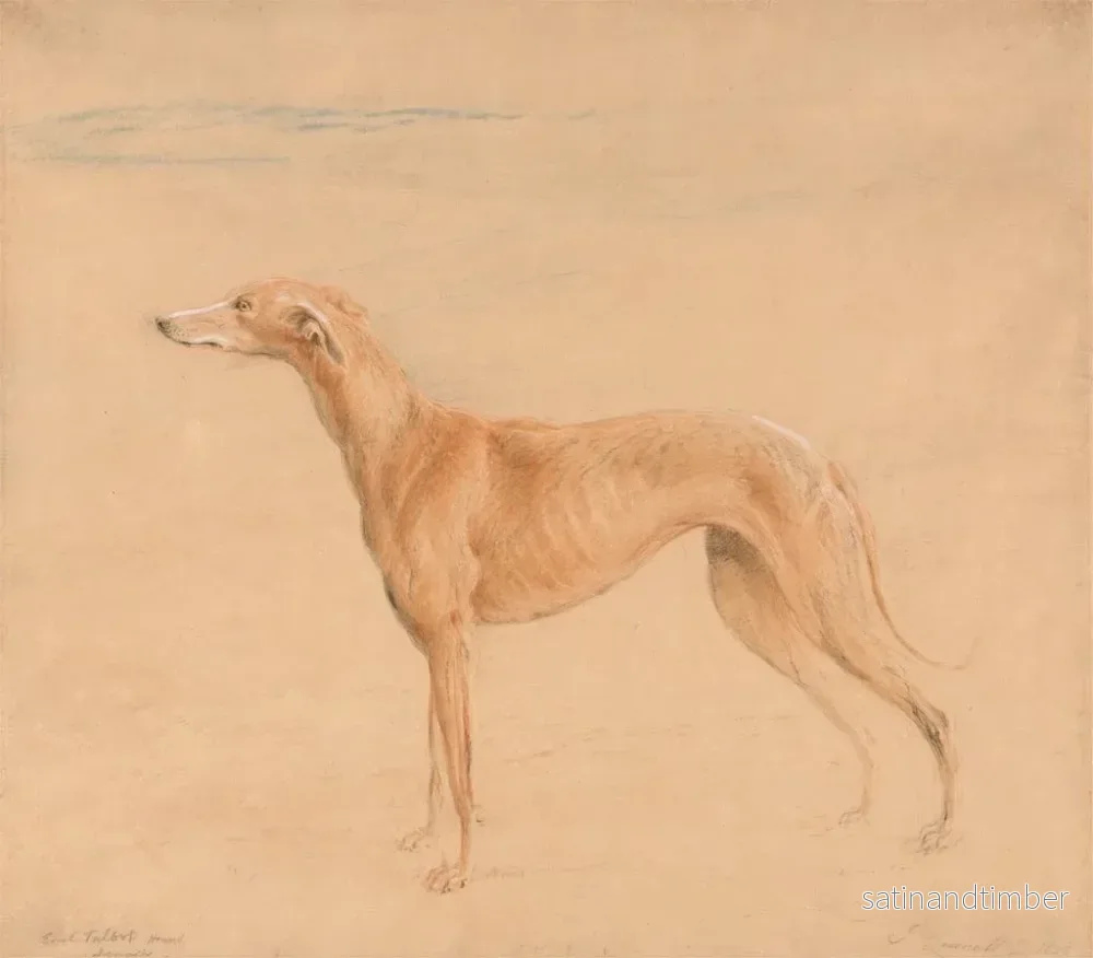 Reproduktion av målningen Le chien de chasse Thomasine - John Linnell - Bild 2