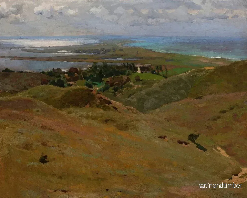 Reproduktion av målningen Landskap av Bornholm - Ferdynand Ruszczyc - Bild 2