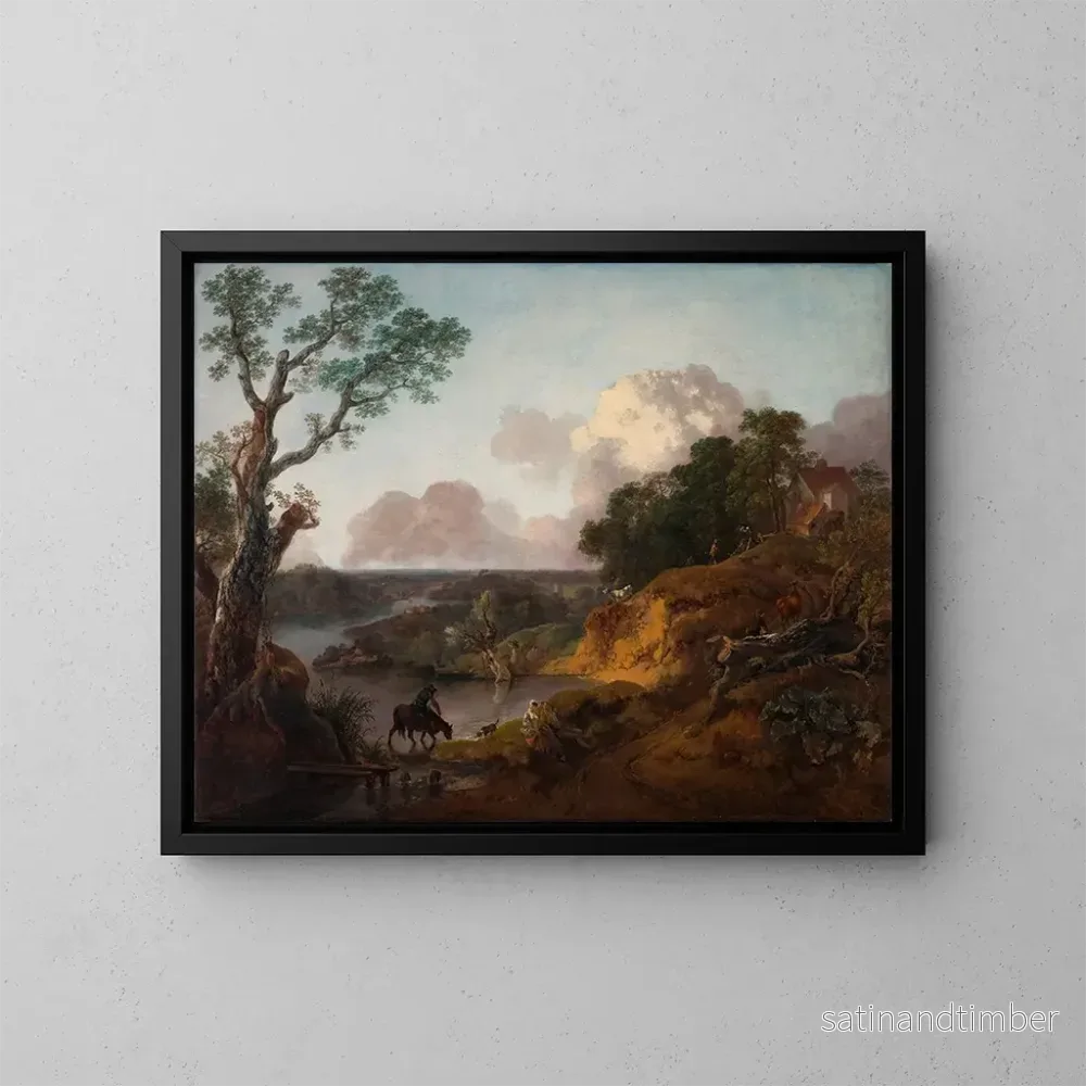 Reproduktion av målningen Vy i Suffolk - Thomas Gainsborough