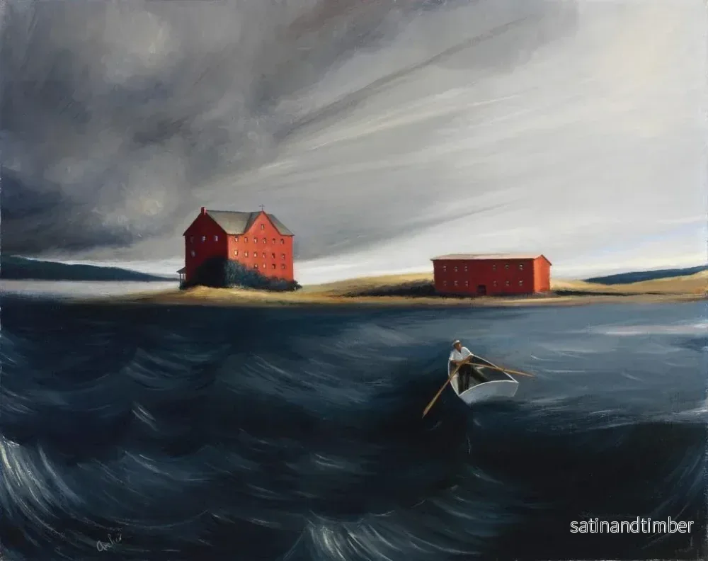 Reproduktion av målningen Tempête imminente - Robert P. Archer - Bild 2