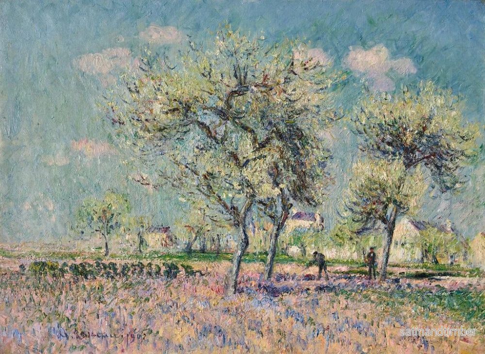 Reproduktion av målningen Landskap - Gustave Loiseau - Bild 2