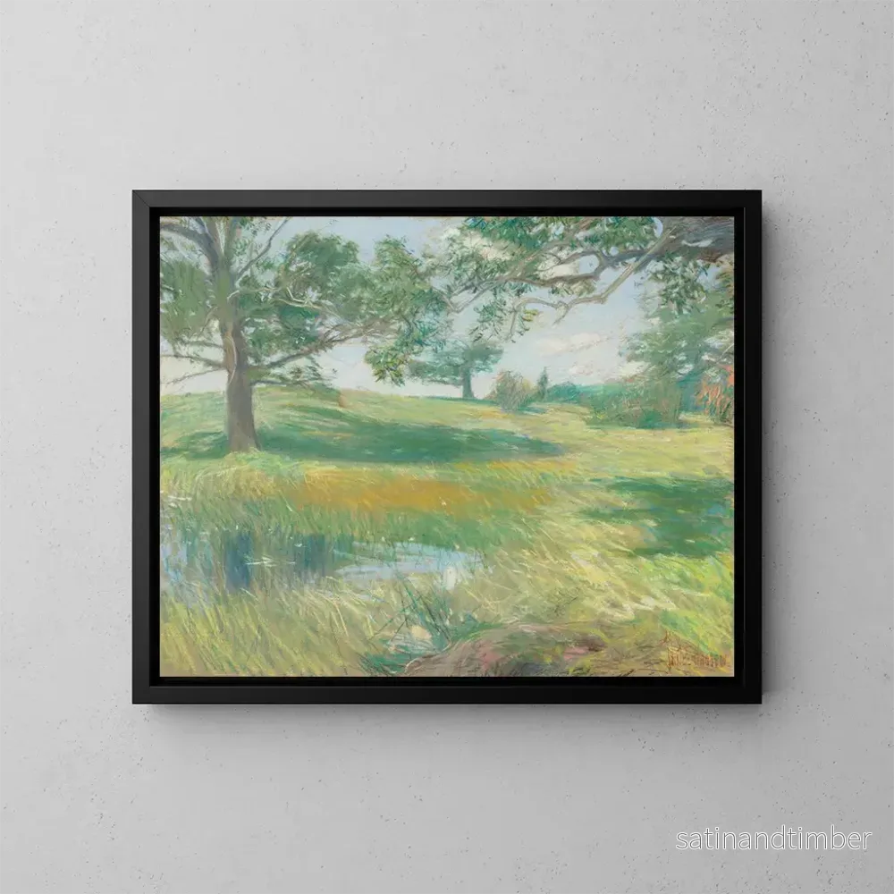Reproduktion av målningen Prairies - Childe Hassam