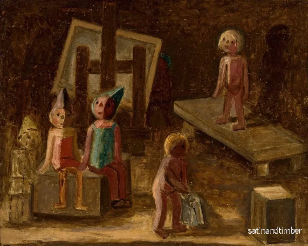 Reproduktion av målningen Petit modèle - Tadeusz Makowski - Bild 2
