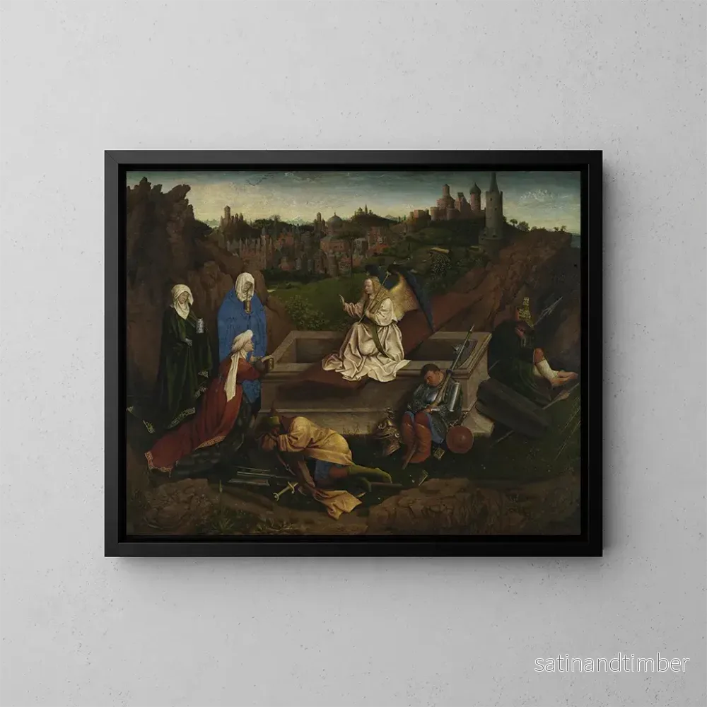 Reproduktion av målningen Les Trois Marie au Tombeau - Jan van Eyck