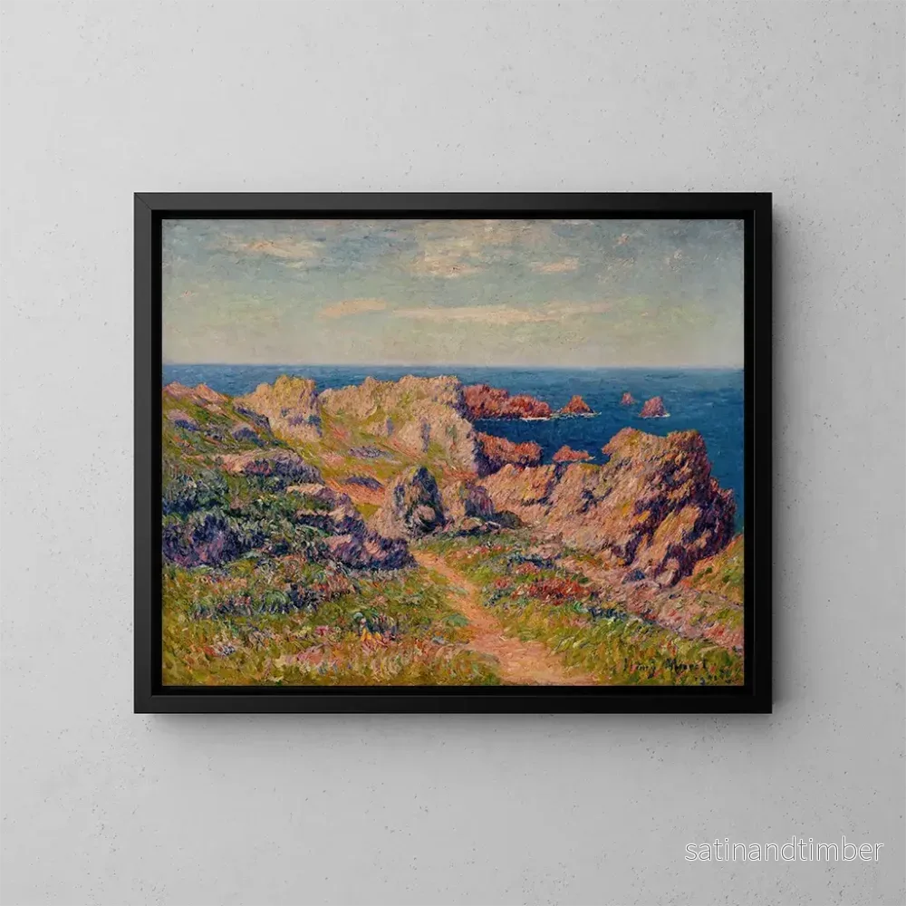Reproduktion av målningen Vackert väder, Pern, Île d'Ouessant - Henry Moret
