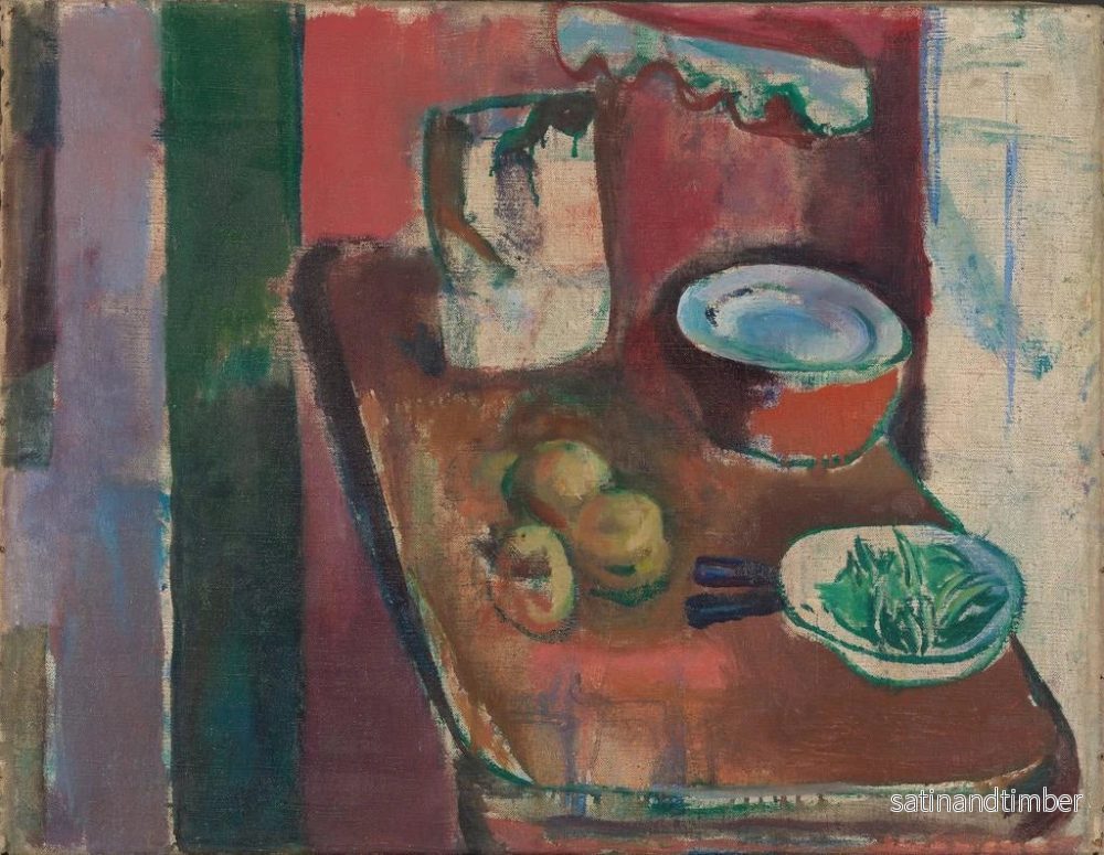 Reproduktion av målningen La cuisine rouge - Ludvig Karsten - Bild 2