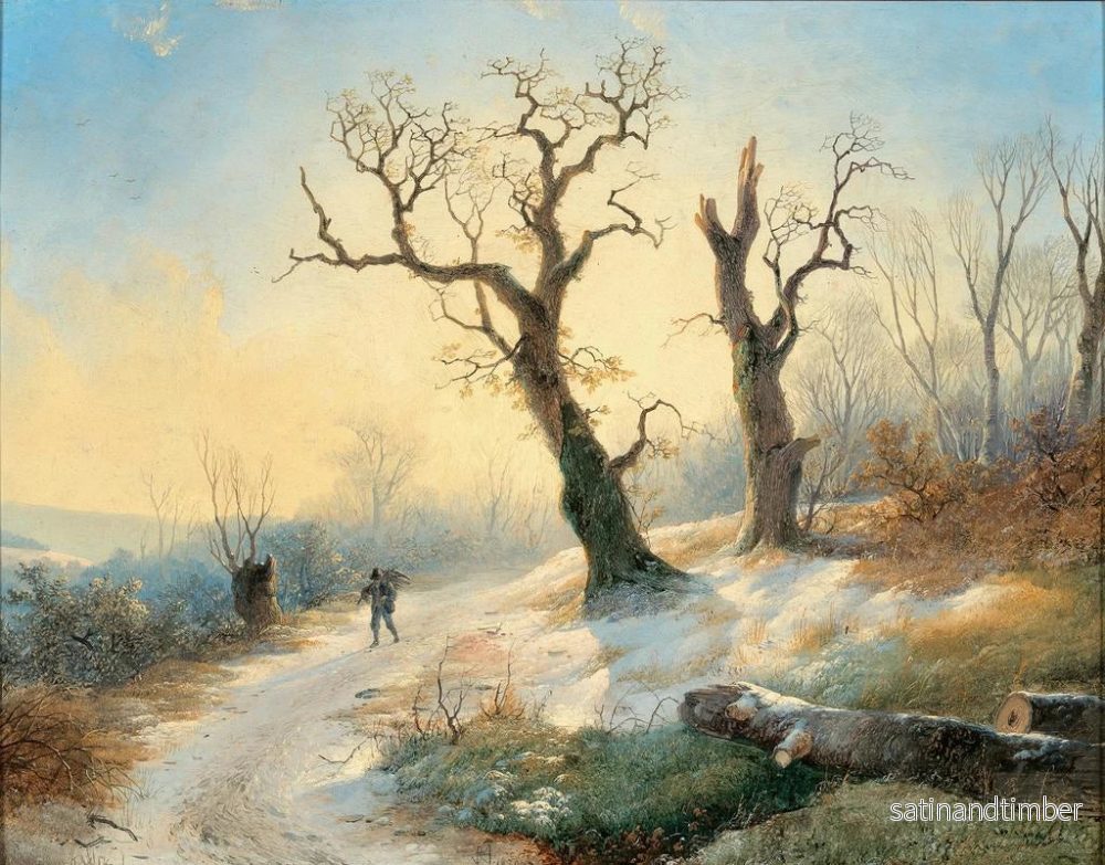 Reproduktion av målningen Åter hemma på vintern - Remigius Adrianus van Haanen - Bild 2