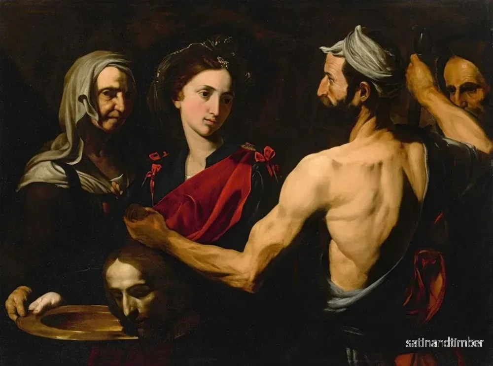 Reproduktion av målningen av Salomé med Johannes Döparens huvud - Jusepe de Ribera - Bild 2