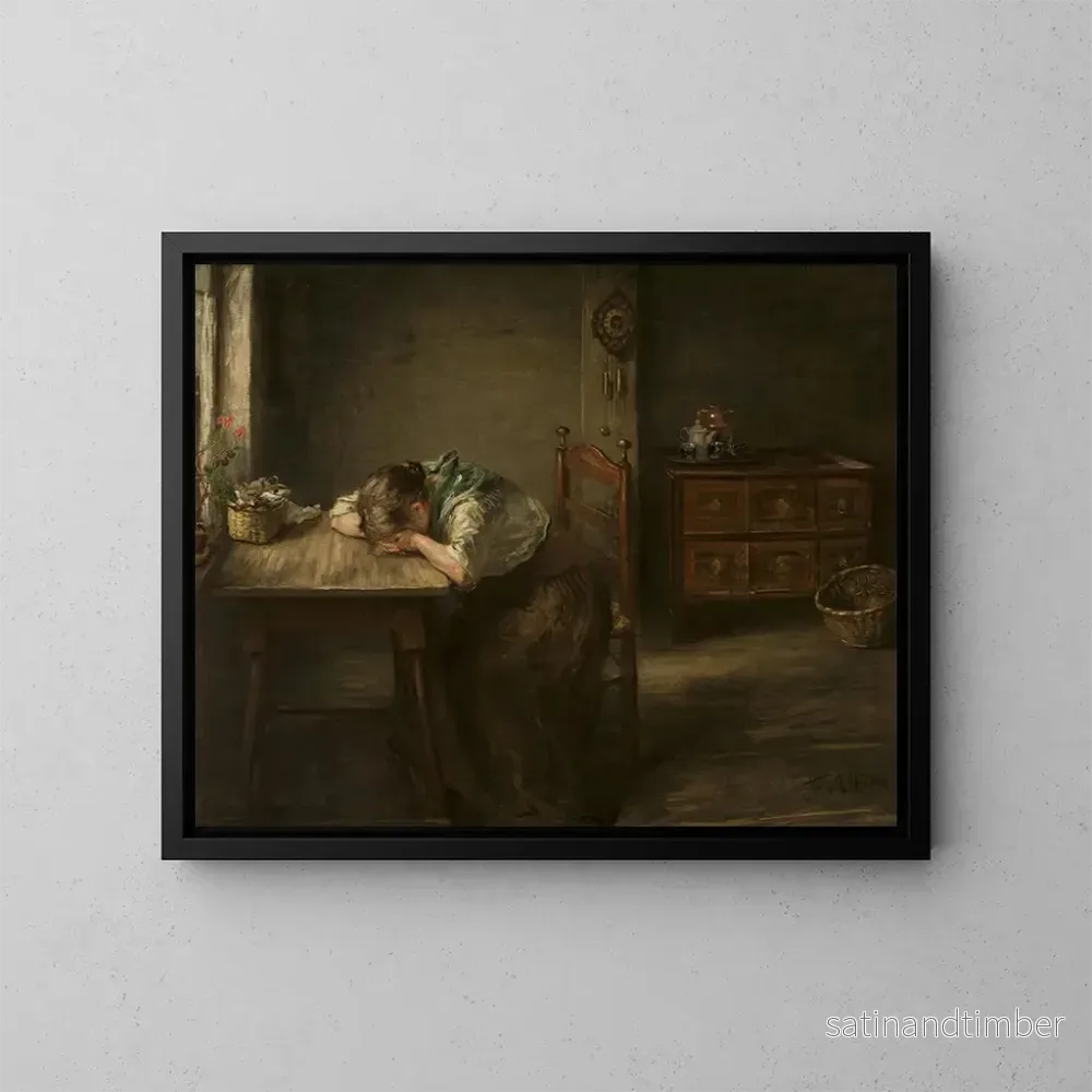 Reproduktion av målningen Abandonné – Fritz von Uhde Reproduktion av målningen Abandonné – Fritz von Uhde