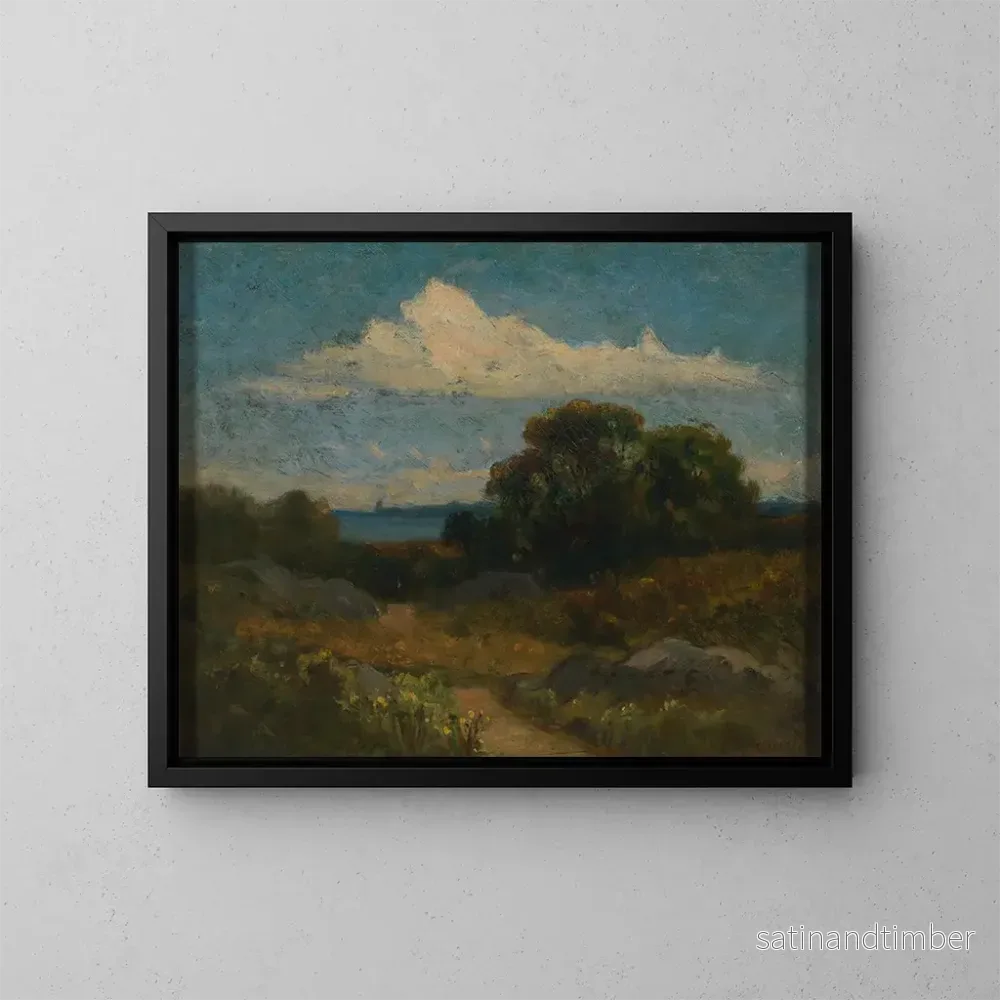 Reproduktion av målningen Landskap - Edward Mitchell Bannister